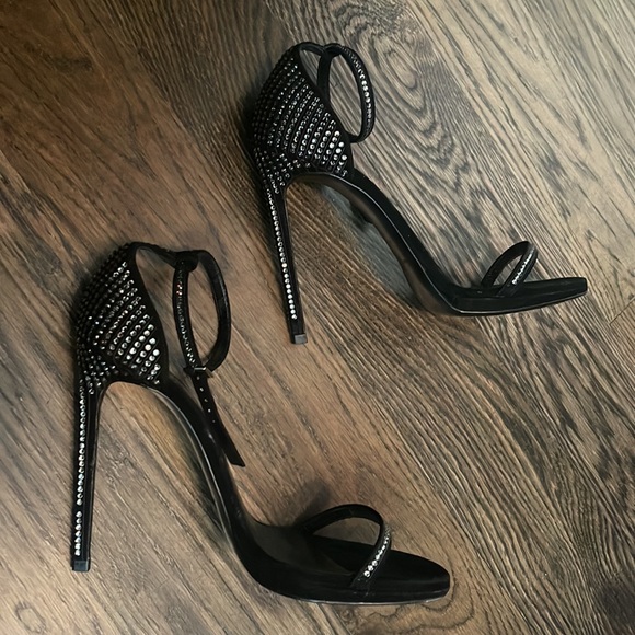 Saint Laurent Jane Swarovski Crystal Heels - Picture 5 of 6